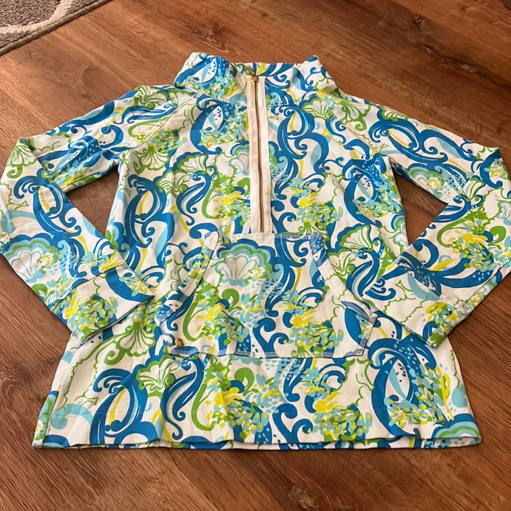 Lilly Pulitzer Quarter Zip Size Small